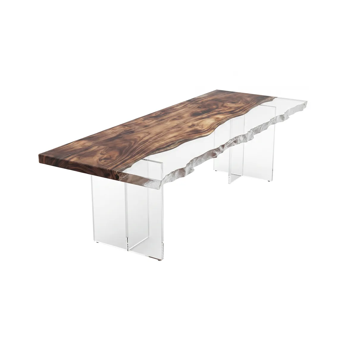 Poplar & Resin Dining Table